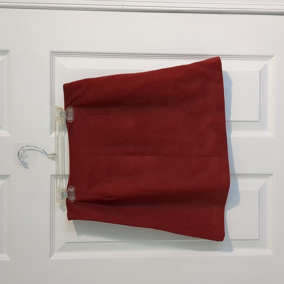 Miami (francesca's), burnt orange skirt embroidered, size Medium - Picture 4 of 4